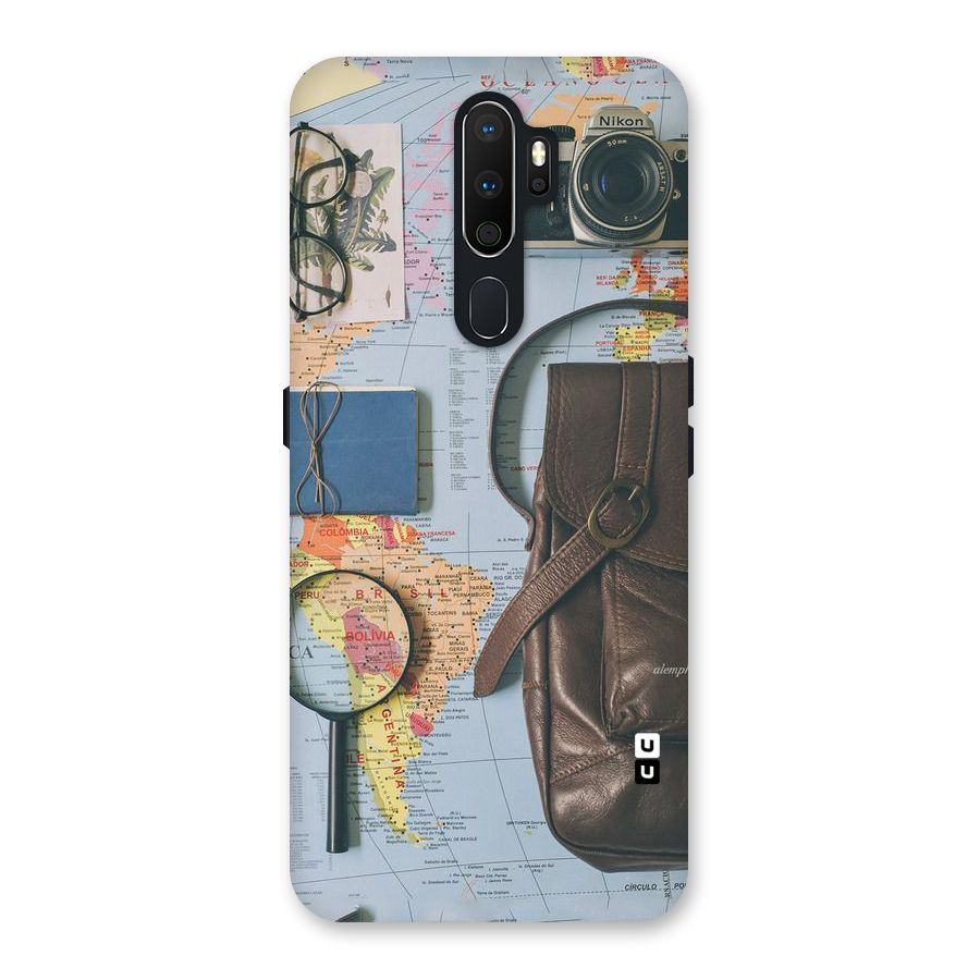 Travel Requisites Back Case for Oppo A5 (2020)