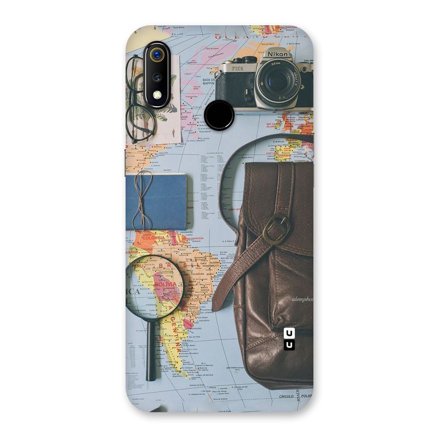Travel Requisites Back Case for Realme 3