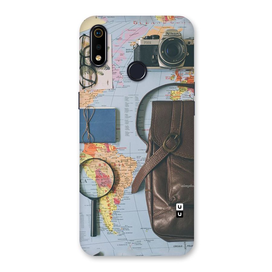 Travel Requisites Back Case for Realme 3i
