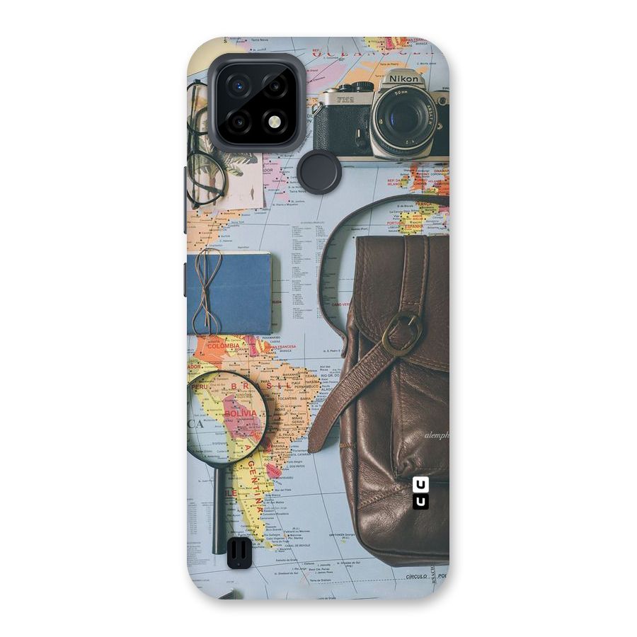 Travel Requisites Back Case for Realme C21
