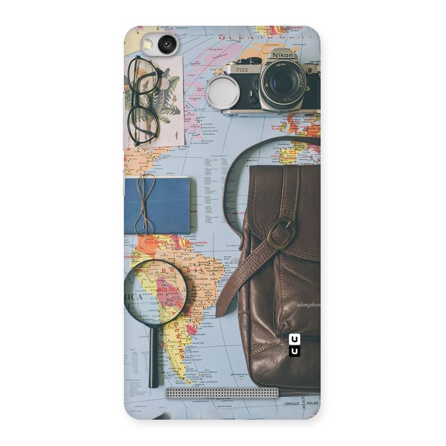 Travel Requisites Back Case for Redmi 3S Prime