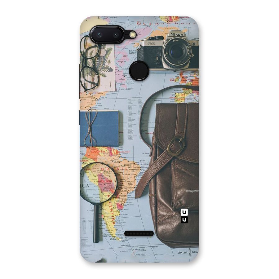 Travel Requisites Back Case for Redmi 6