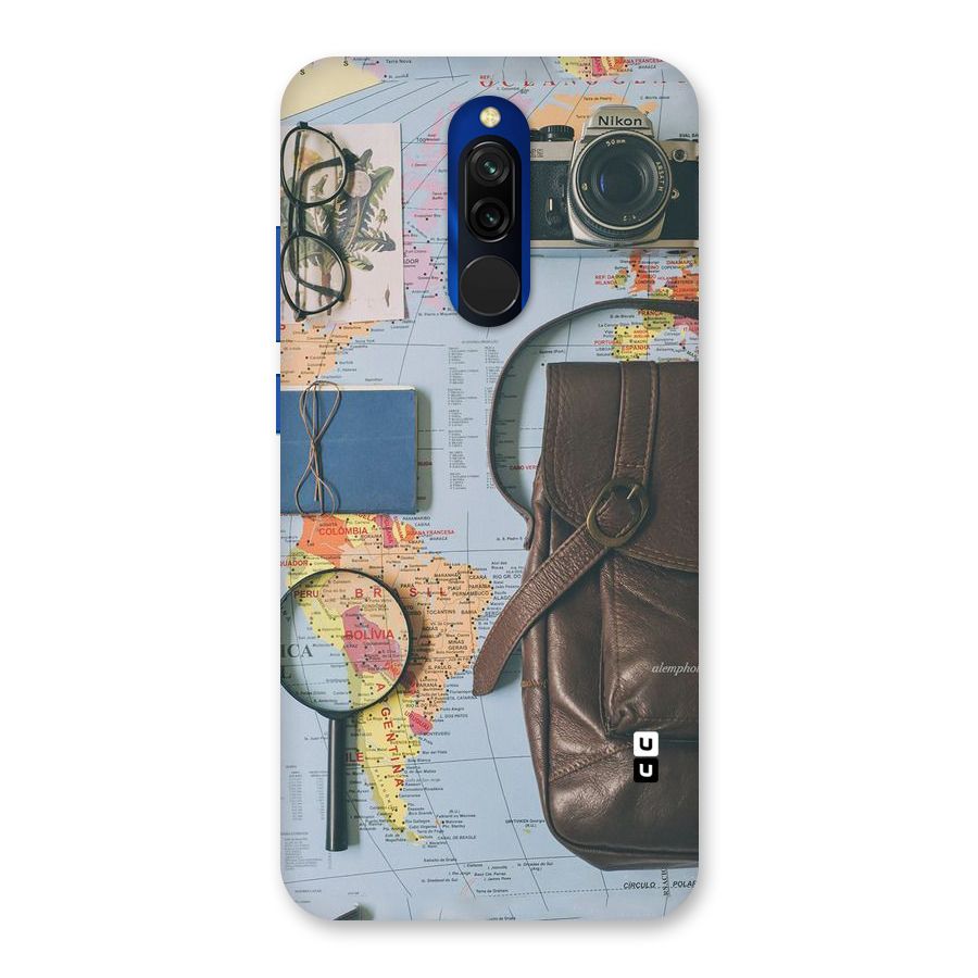 Travel Requisites Back Case for Redmi 8
