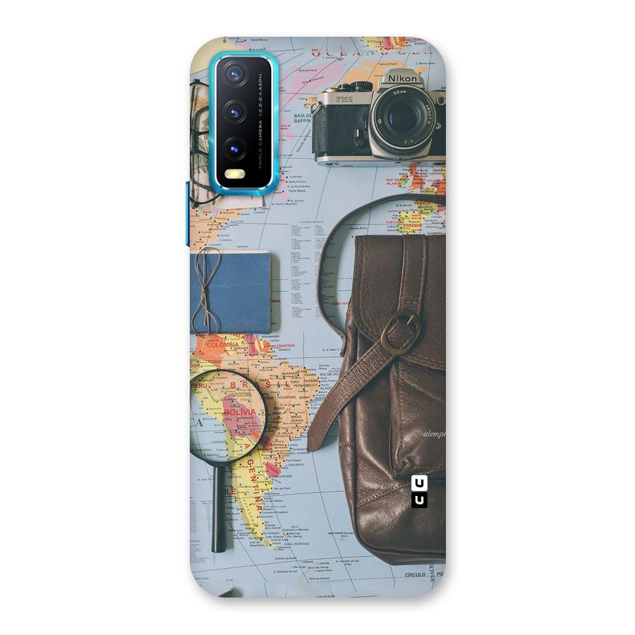 Travel Requisites Back Case for Vivo Y20G