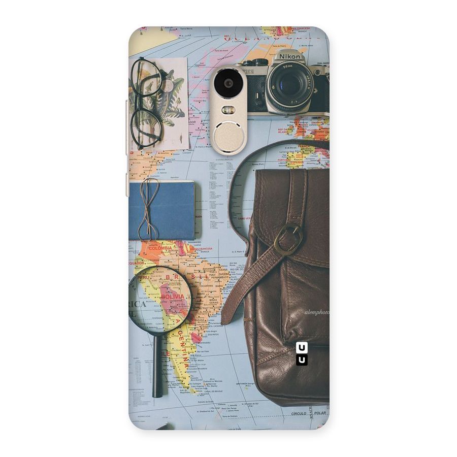 Travel Requisites Back Case for Xiaomi Redmi Note 4