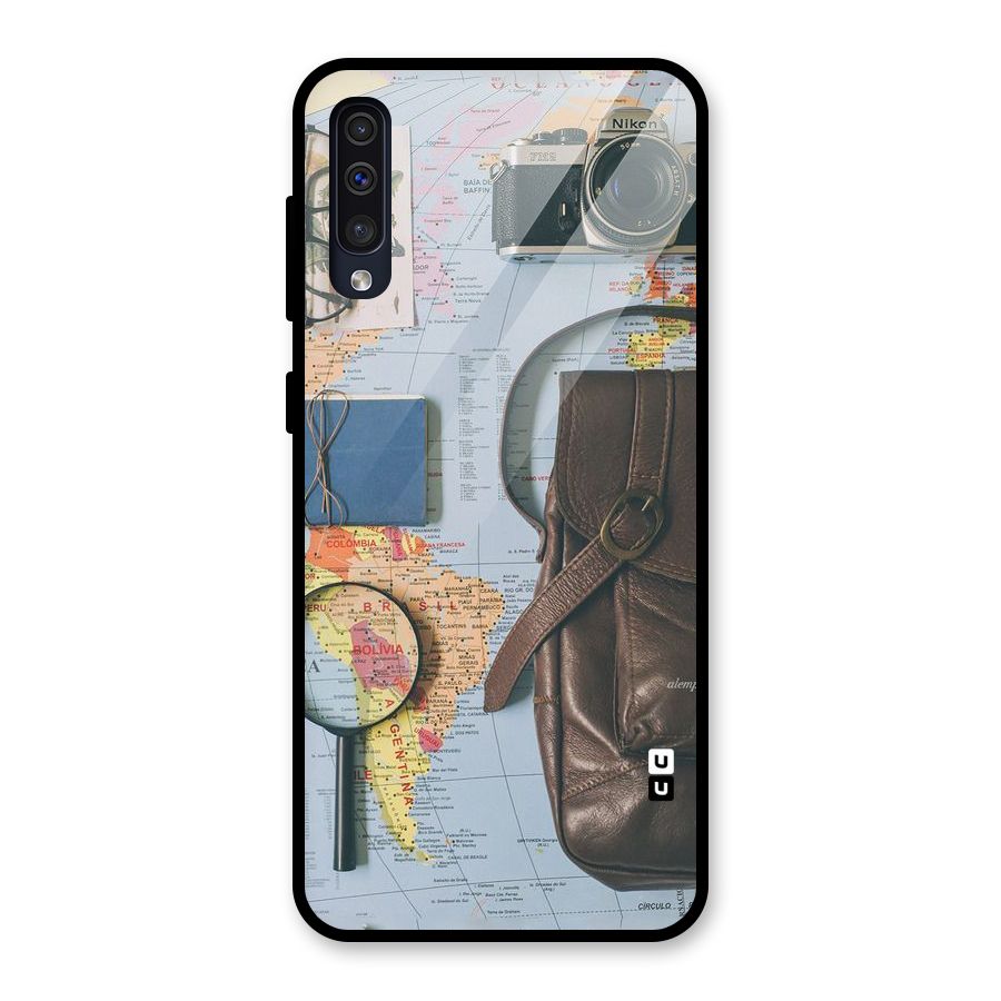 Travel Requisites Glass Back Case for Galaxy A30s