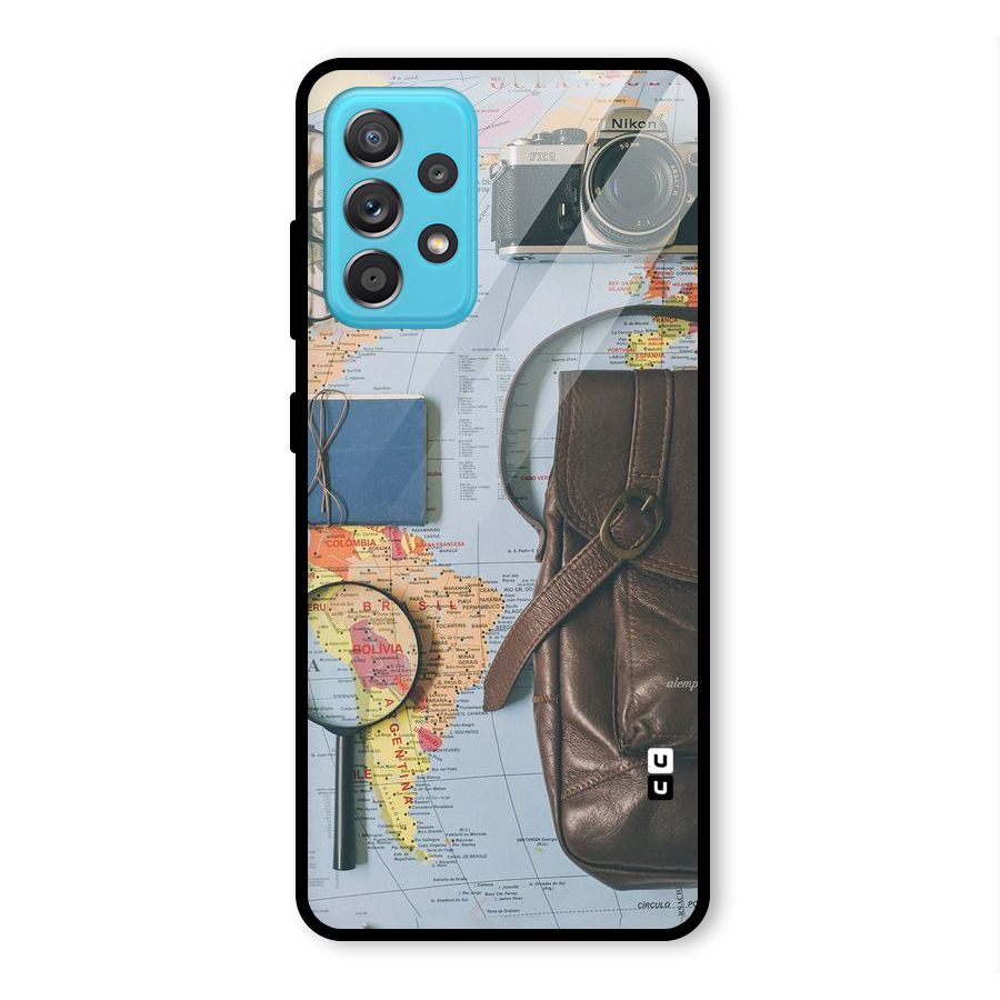 Travel Requisites Glass Back Case for Galaxy A52