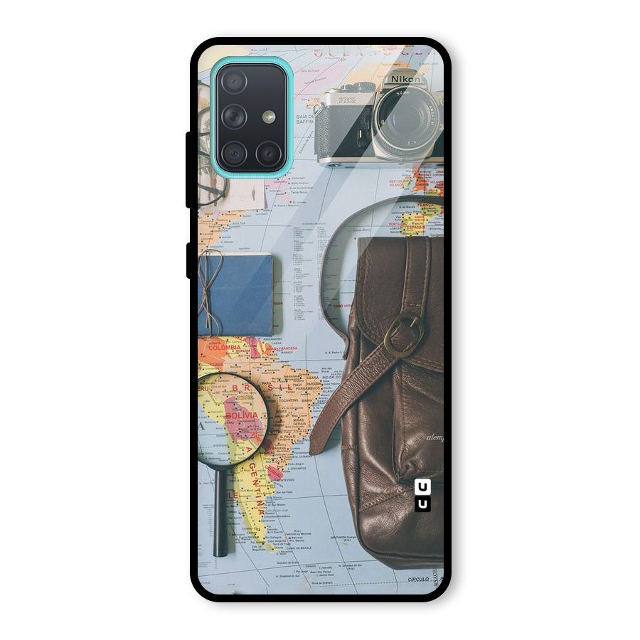 Travel Requisites Glass Back Case for Galaxy A71