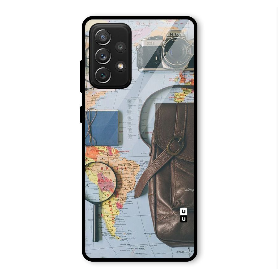 Travel Requisites Glass Back Case for Galaxy A72