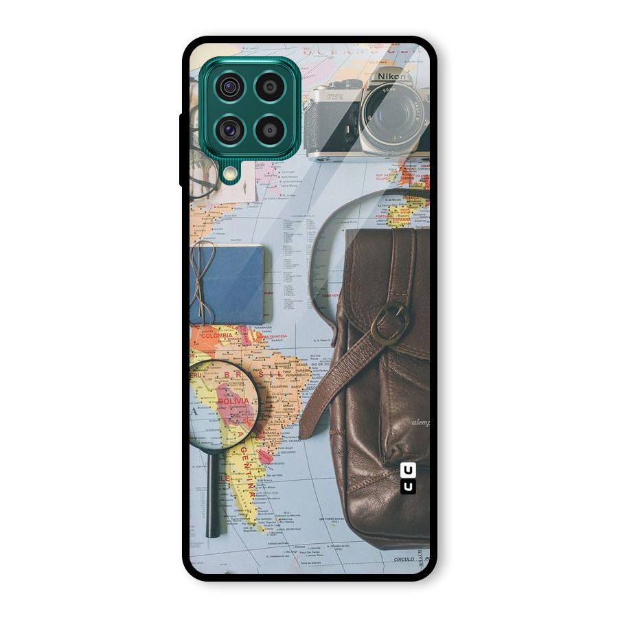 Travel Requisites Glass Back Case for Galaxy F62