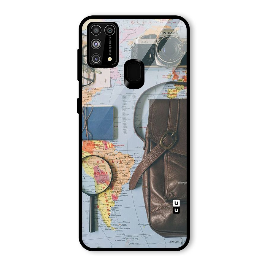 Travel Requisites Glass Back Case for Galaxy M31