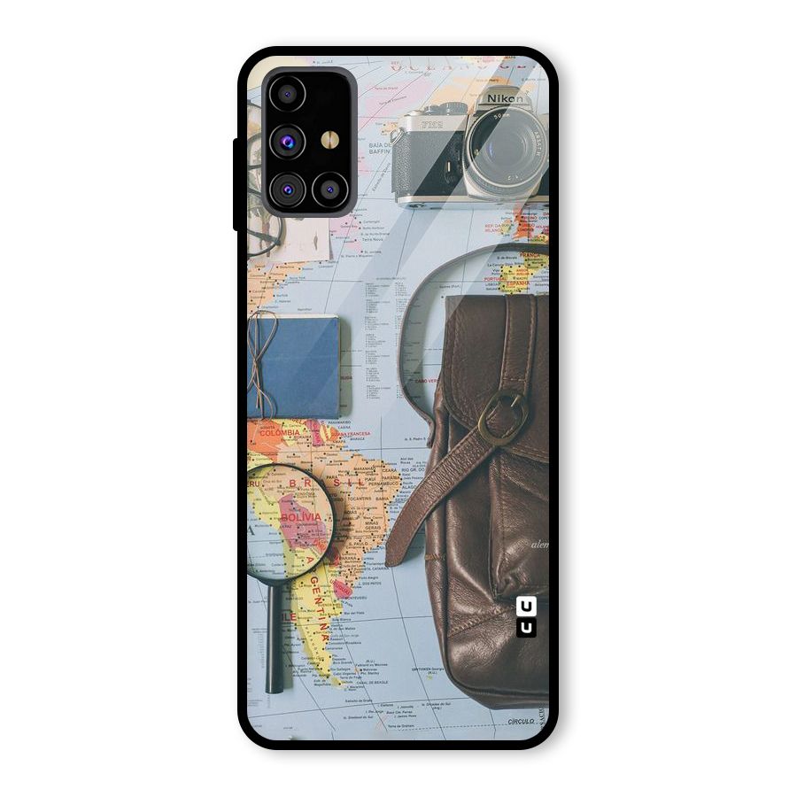 Travel Requisites Glass Back Case for Galaxy M31s