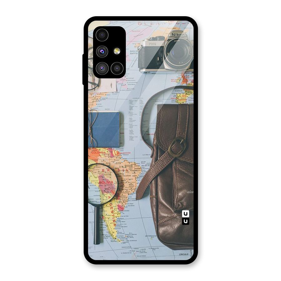 Travel Requisites Glass Back Case for Galaxy M51