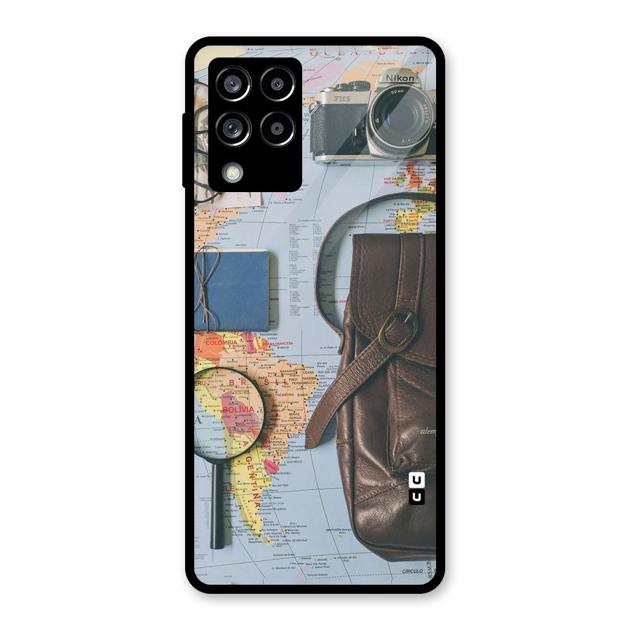 Travel Requisites Glass Back Case for Galaxy M53 5G
