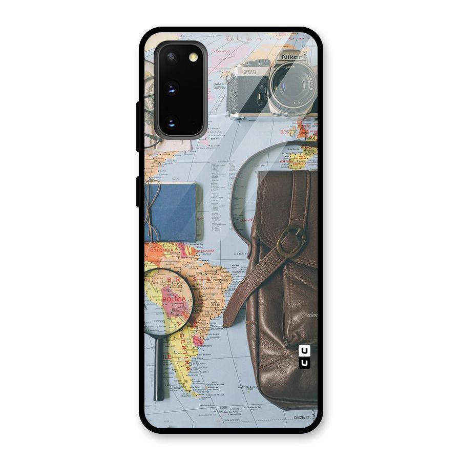 Travel Requisites Glass Back Case for Galaxy S20