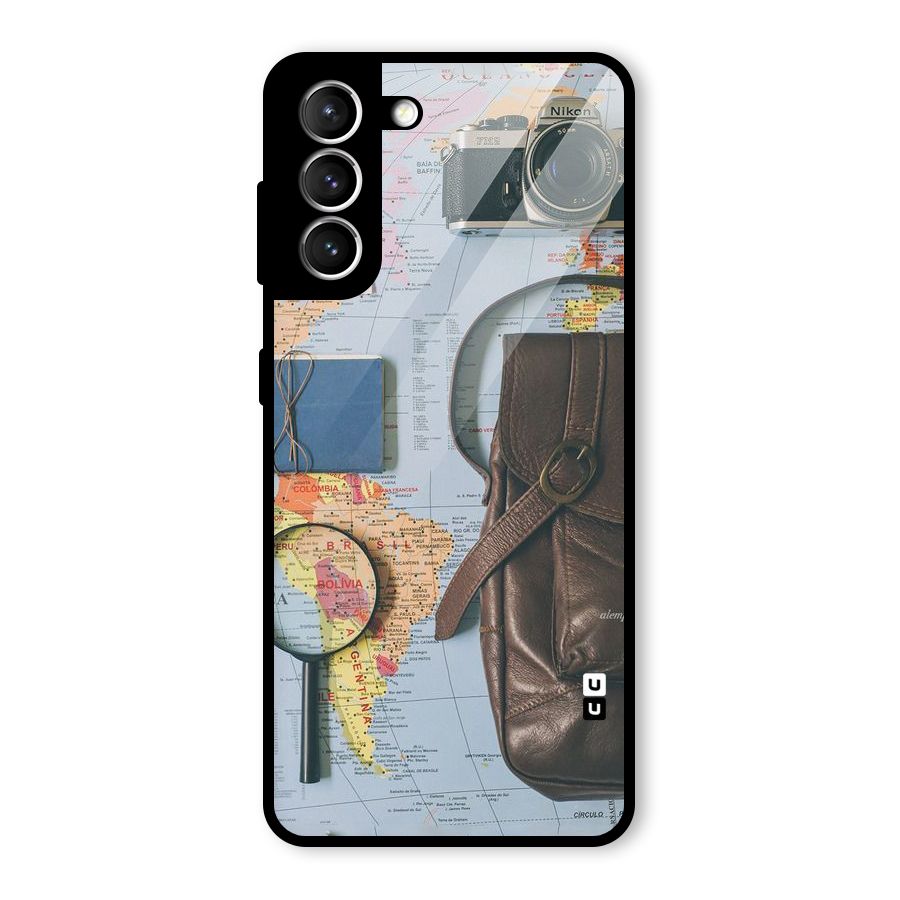 Travel Requisites Glass Back Case for Galaxy S21 5G