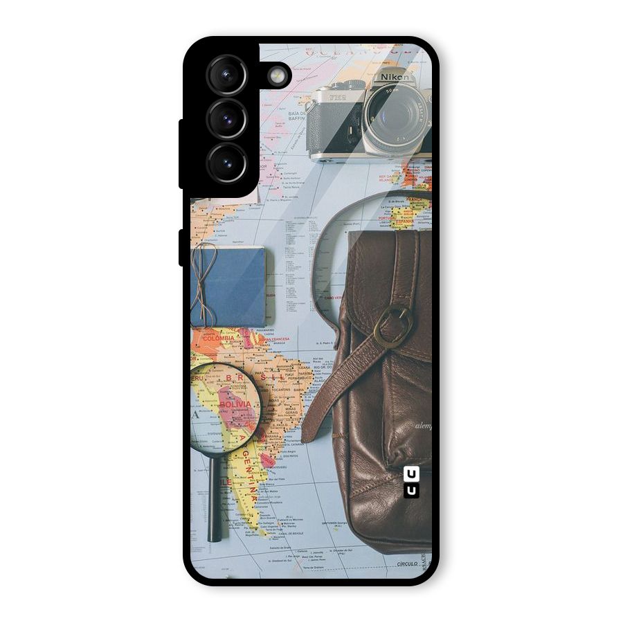 Travel Requisites Glass Back Case for Galaxy S21 Plus