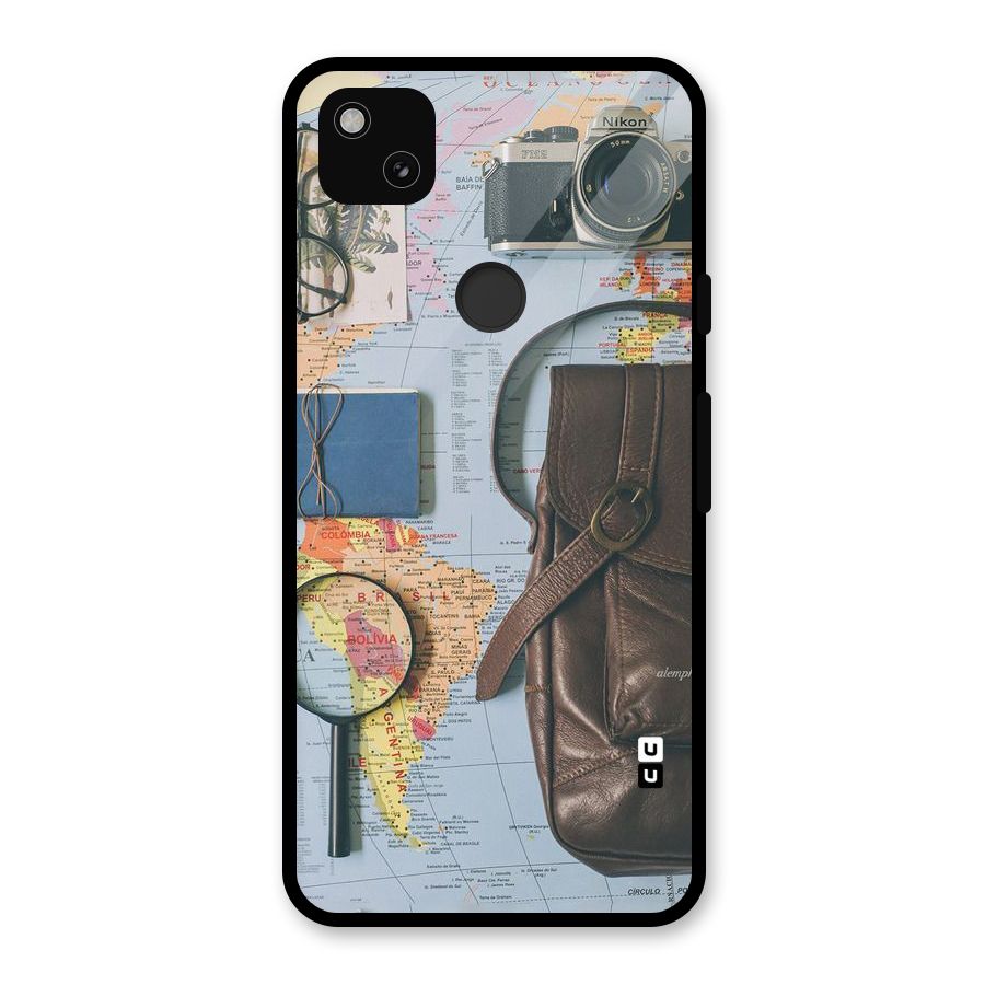 Travel Requisites Glass Back Case for Google Pixel 4a