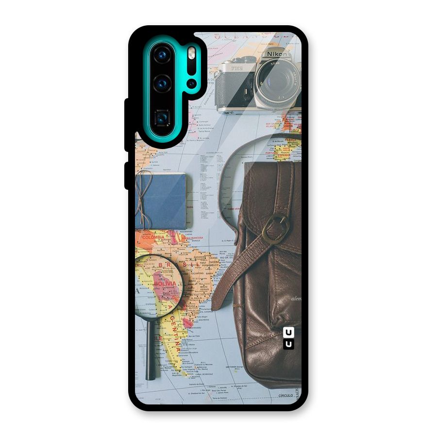 Travel Requisites Glass Back Case for Huawei P30 Pro