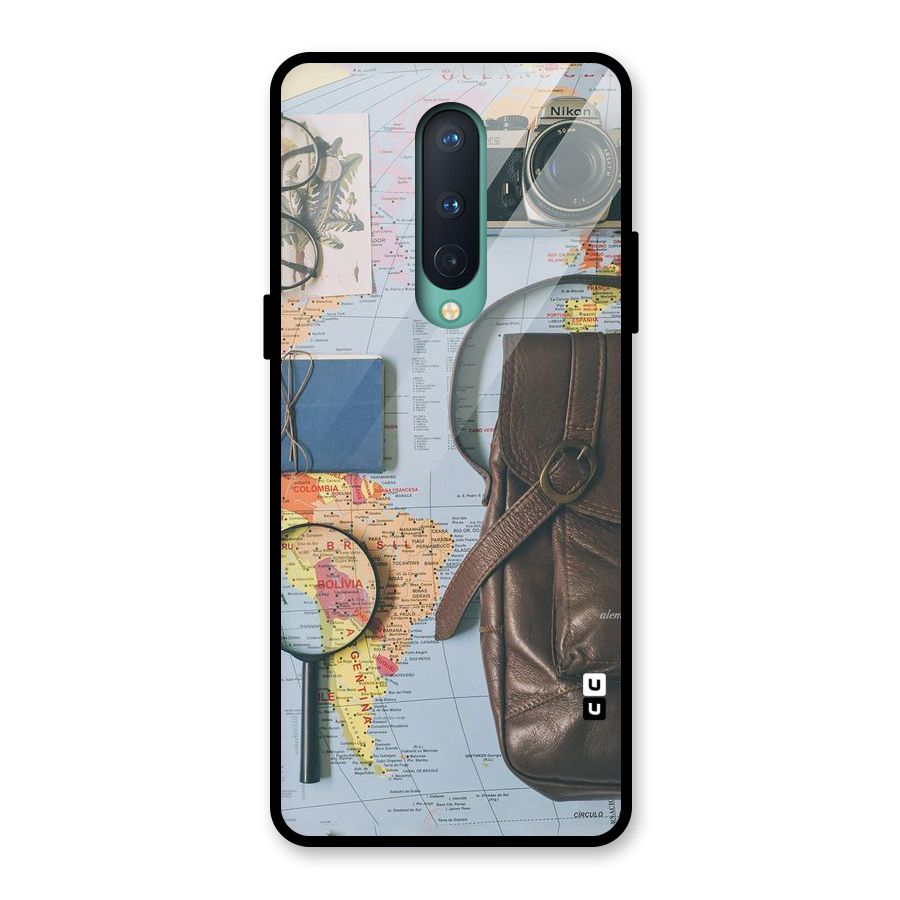 Travel Requisites Glass Back Case for OnePlus 8