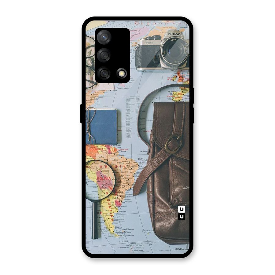 Travel Requisites Glass Back Case for Oppo F19