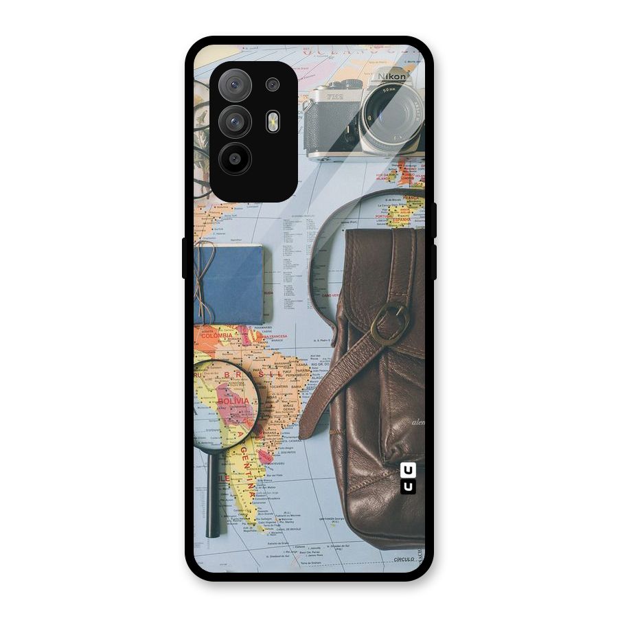 Travel Requisites Glass Back Case for Oppo F19 Pro Plus 5G