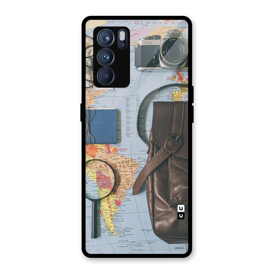 Travel Requisites Glass Back Case for Oppo Reno6 Pro 5G