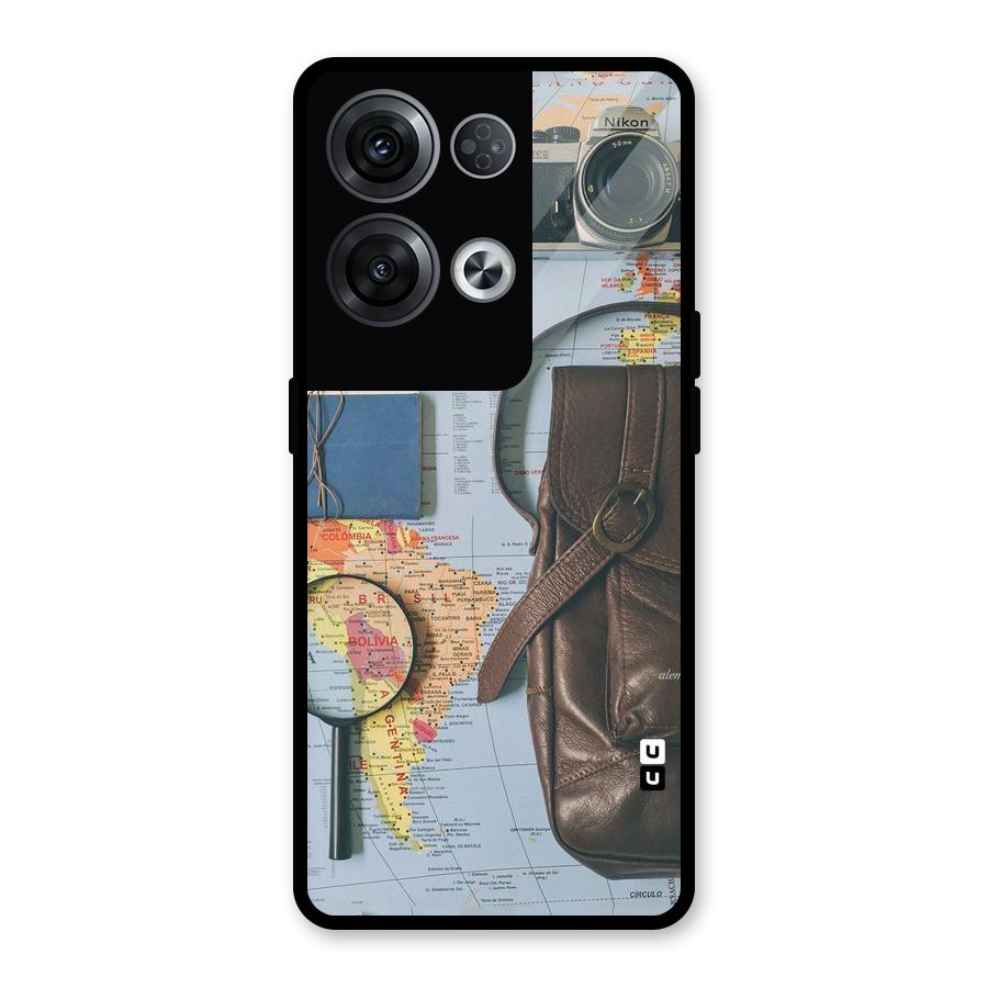 Travel Requisites Glass Back Case for Oppo Reno8 Pro 5G