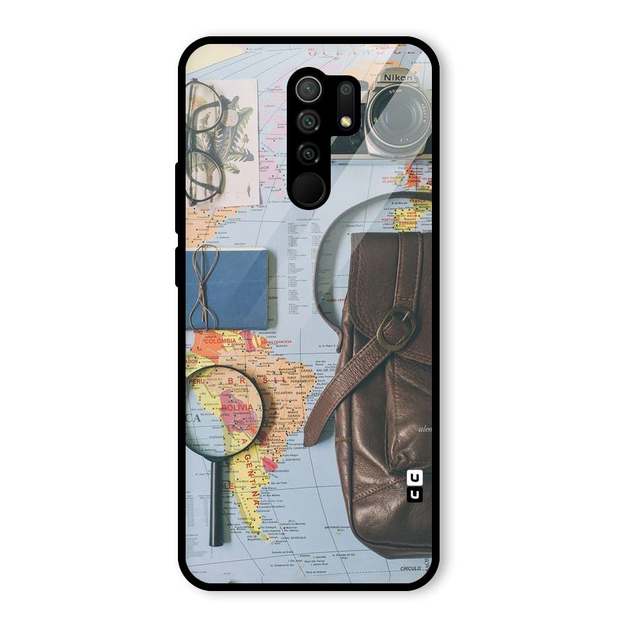 Travel Requisites Glass Back Case for Poco M2