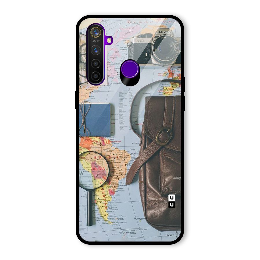 Travel Requisites Glass Back Case for Realme 5 Pro