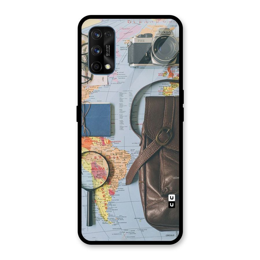 Travel Requisites Glass Back Case for Realme 7 Pro