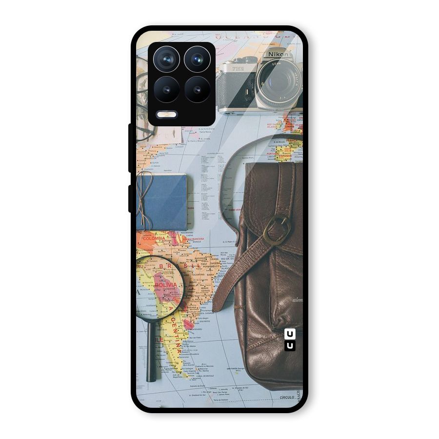 Travel Requisites Glass Back Case for Realme 8