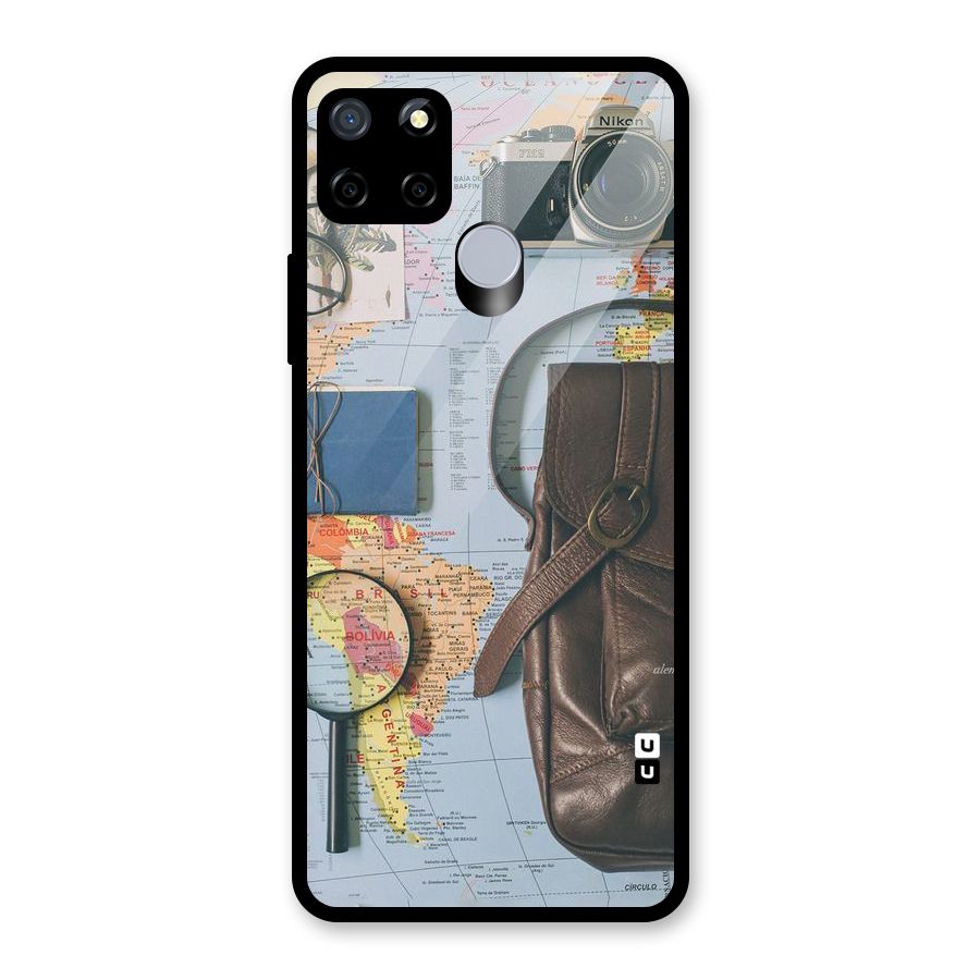 Travel Requisites Glass Back Case for Realme Narzo 20