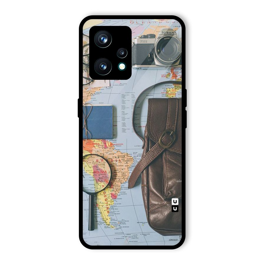 Travel Requisites Glass Back Case for Realme Narzo 50 Pro