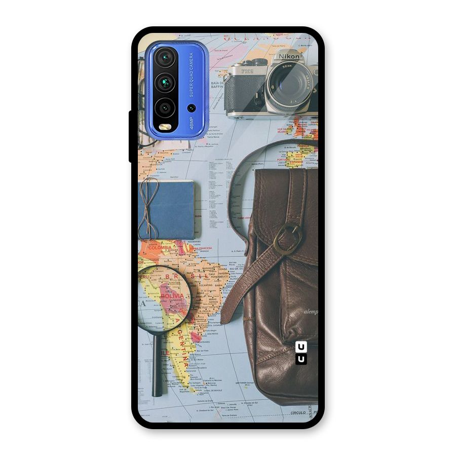 Travel Requisites Glass Back Case for Redmi 9 Power