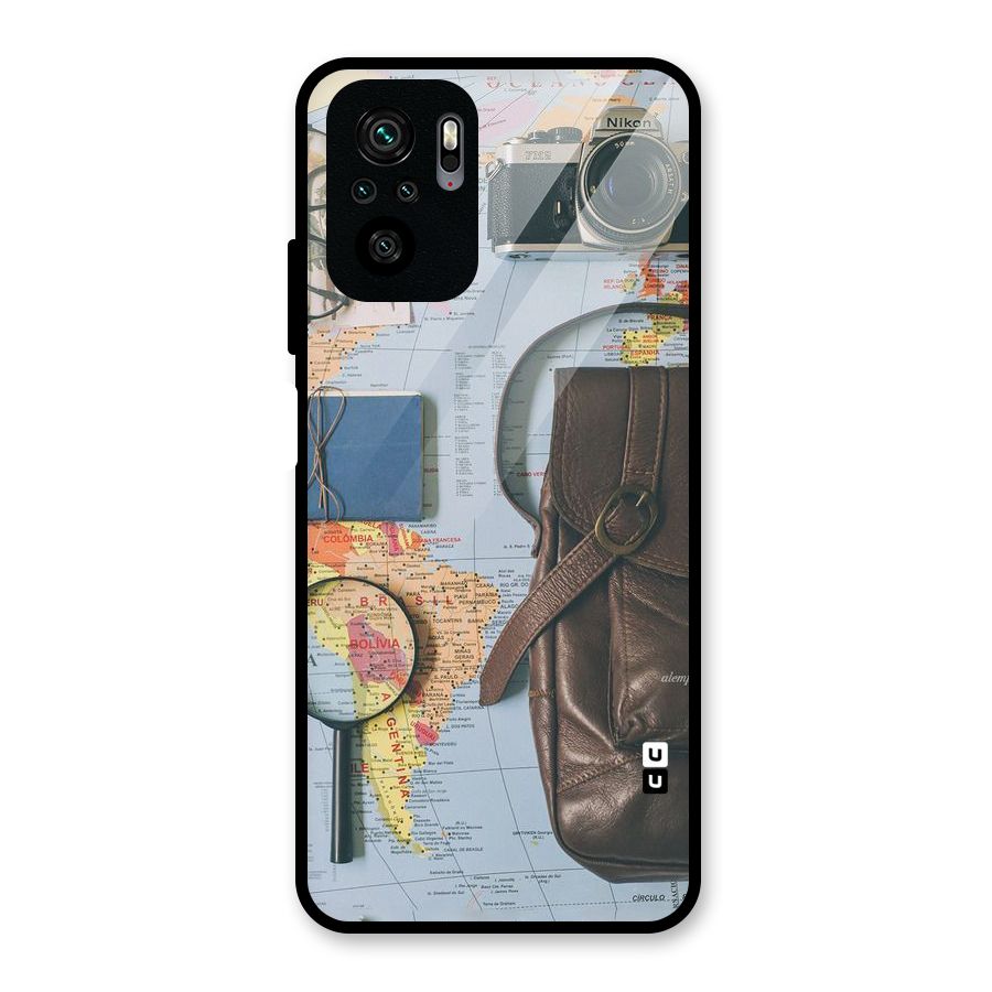 Travel Requisites Glass Back Case for Redmi Note 11 SE