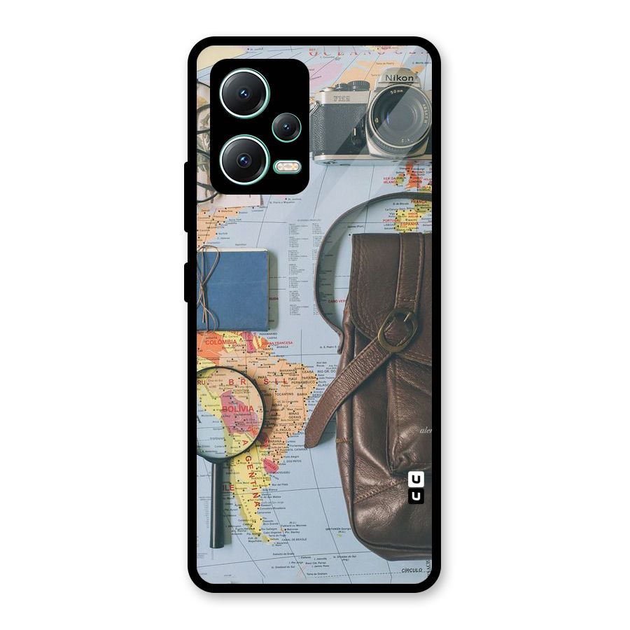 Travel Requisites Glass Back Case for Redmi Note 12 5G