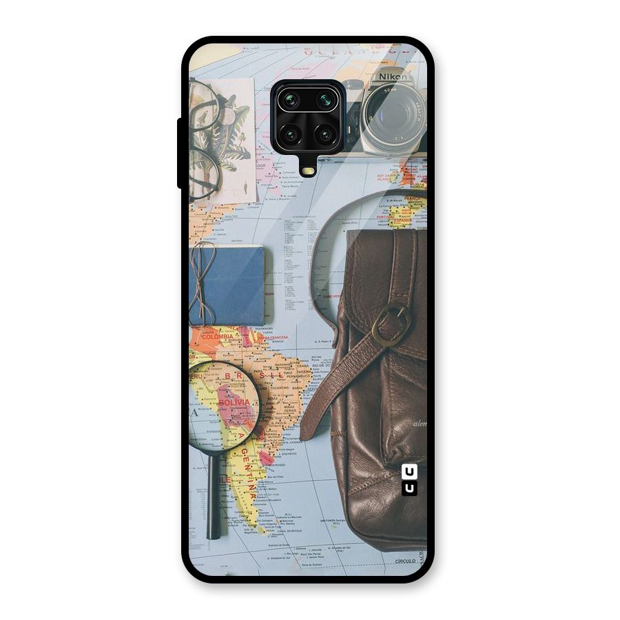 Travel Requisites Glass Back Case for Redmi Note 9 Pro Max