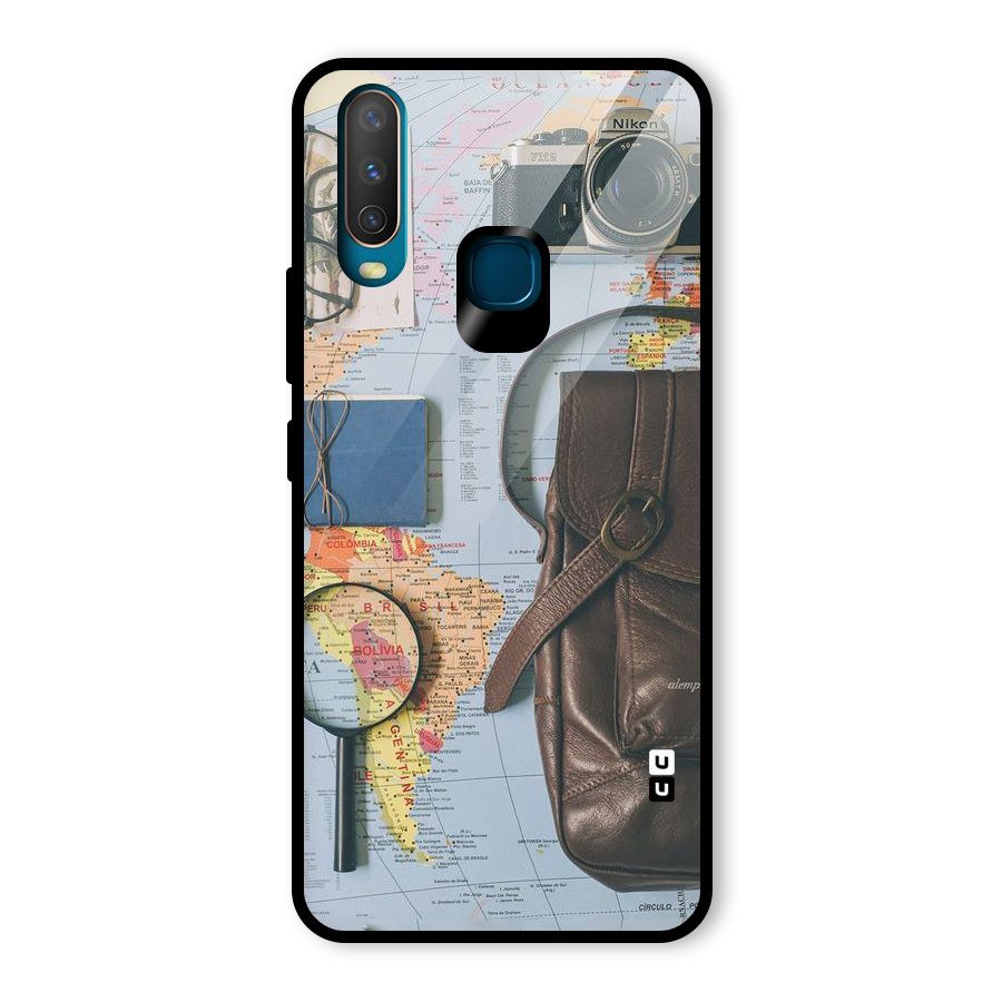 Travel Requisites Glass Back Case for Vivo U10