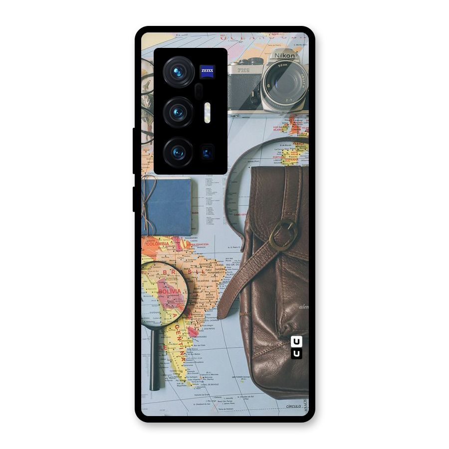 Travel Requisites Glass Back Case for Vivo X70 Pro Plus