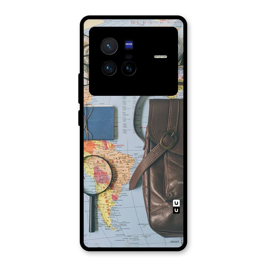 Travel Requisites Glass Back Case for Vivo X80