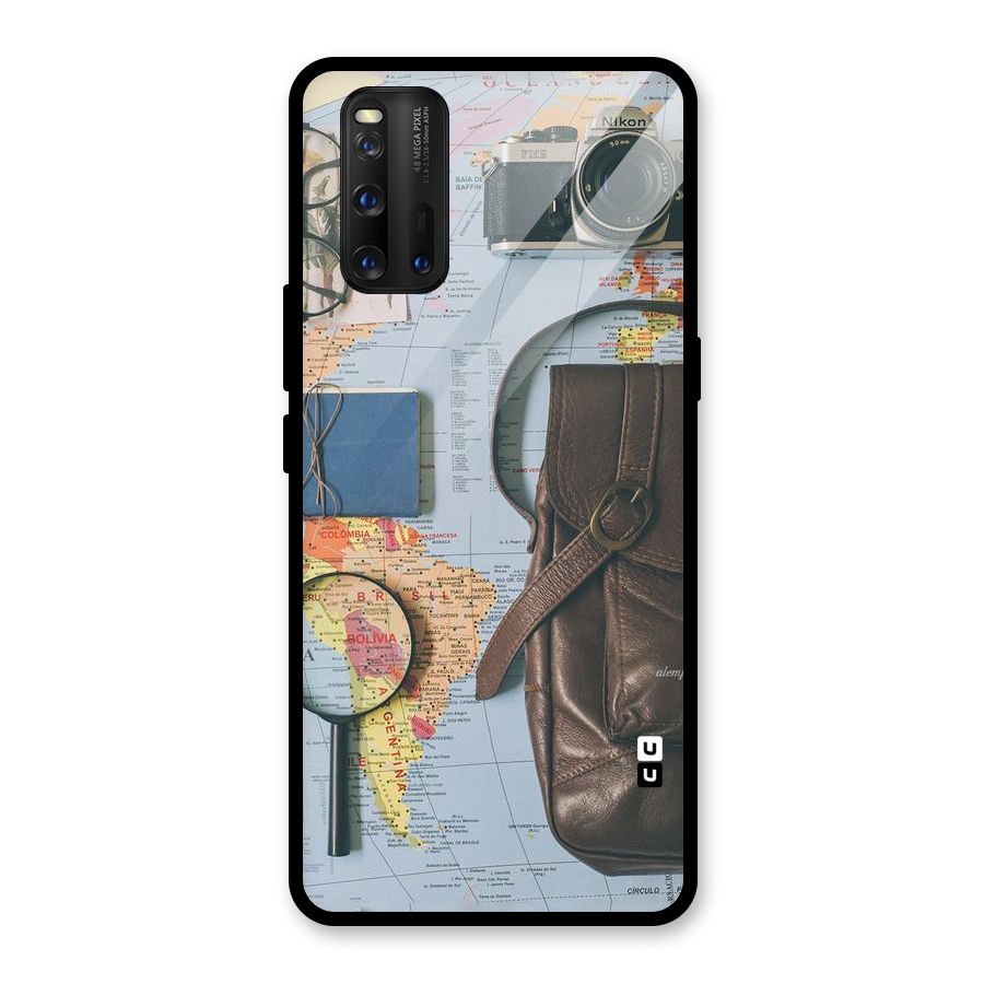 Travel Requisites Glass Back Case for Vivo iQOO 3