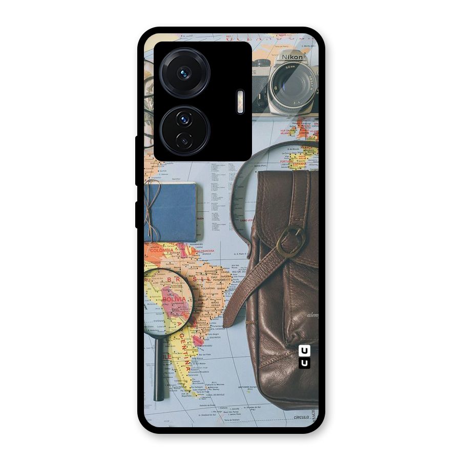 Travel Requisites Glass Back Case for Vivo iQOO Z6 Pro
