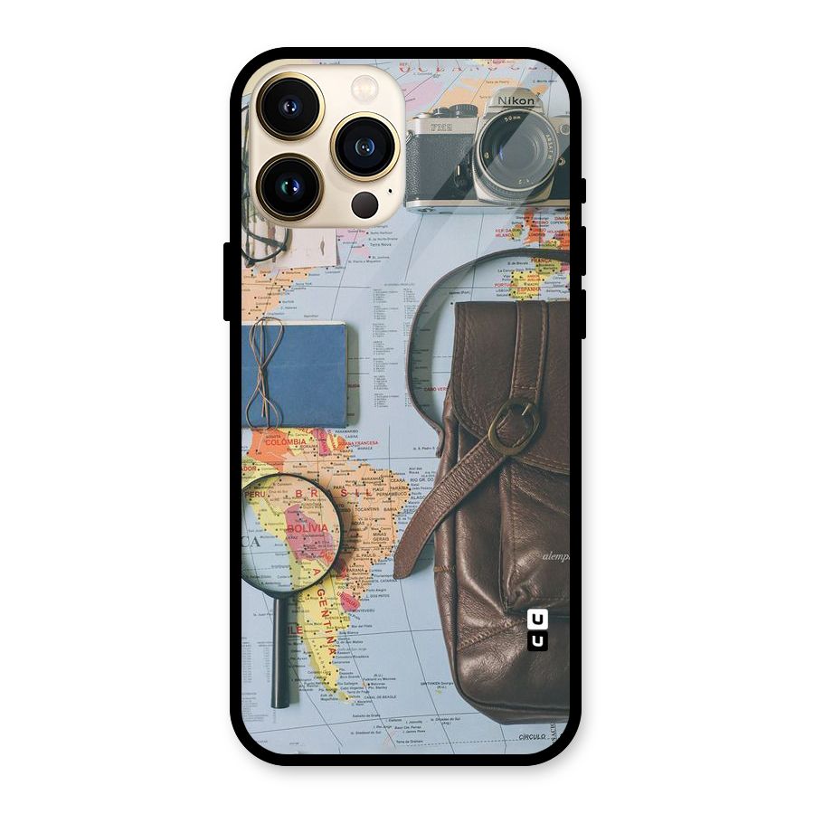 Travel Requisites Glass Back Case for iPhone 13 Pro Max