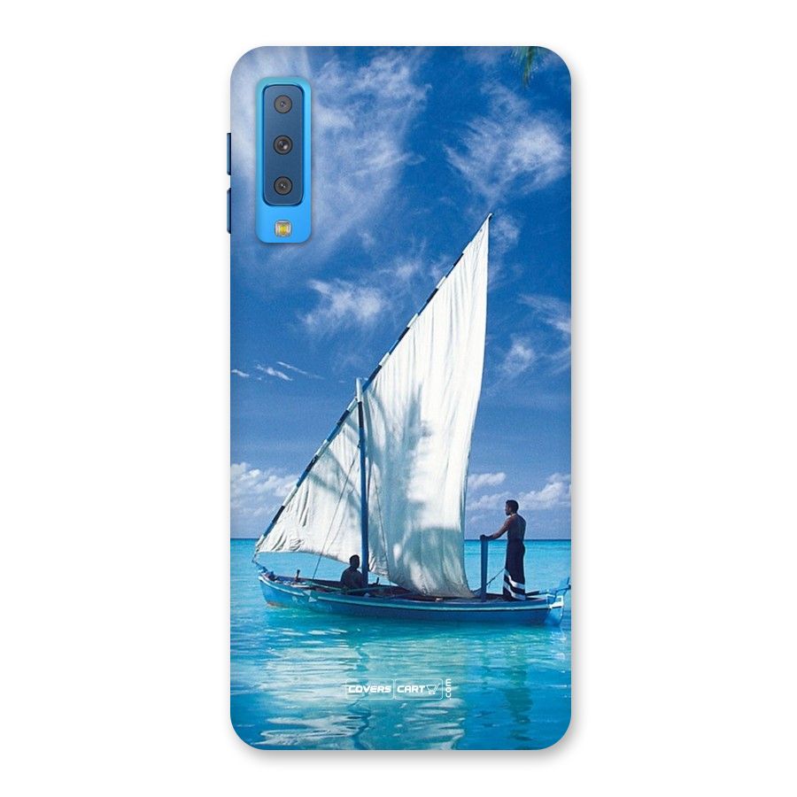 Travel Ship Back Case for Galaxy A7 (2018)