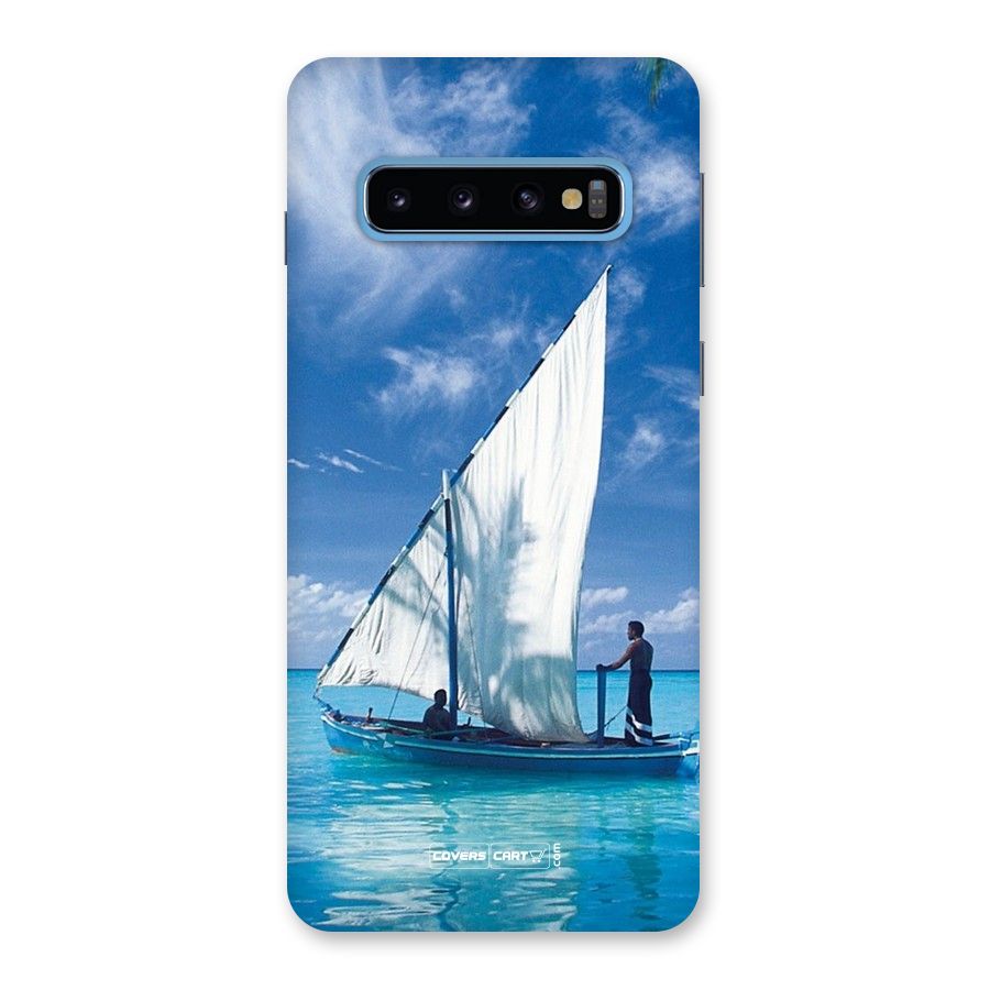 Travel Ship Back Case for Galaxy S10