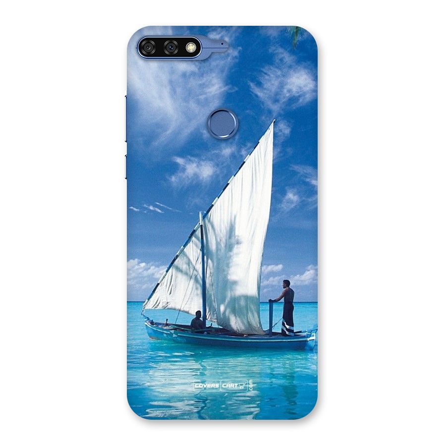 Travel Ship Back Case for Honor 7C