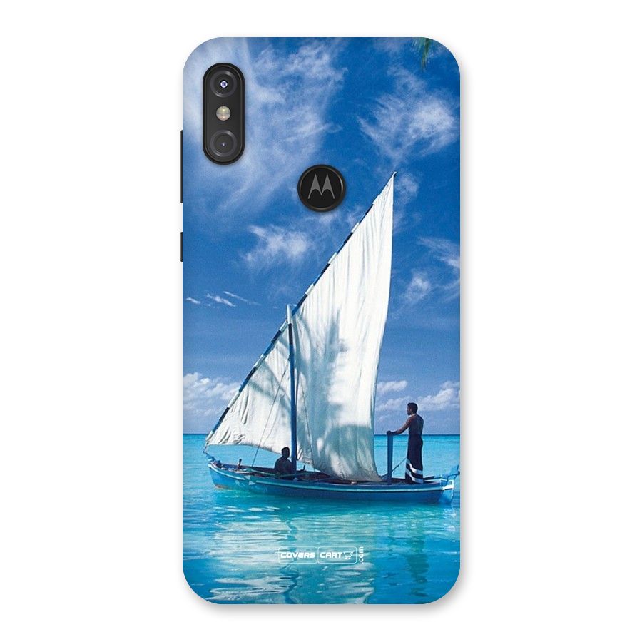 Travel Ship Back Case for Motorola One Power