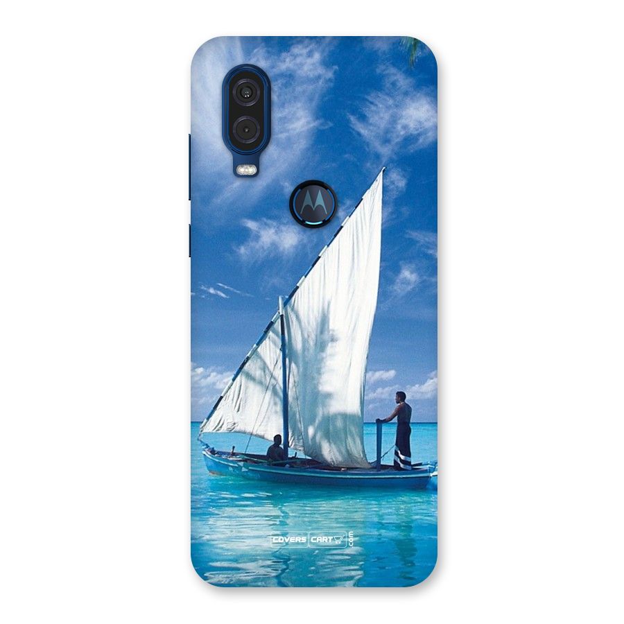 Travel Ship Back Case for Motorola One Vision