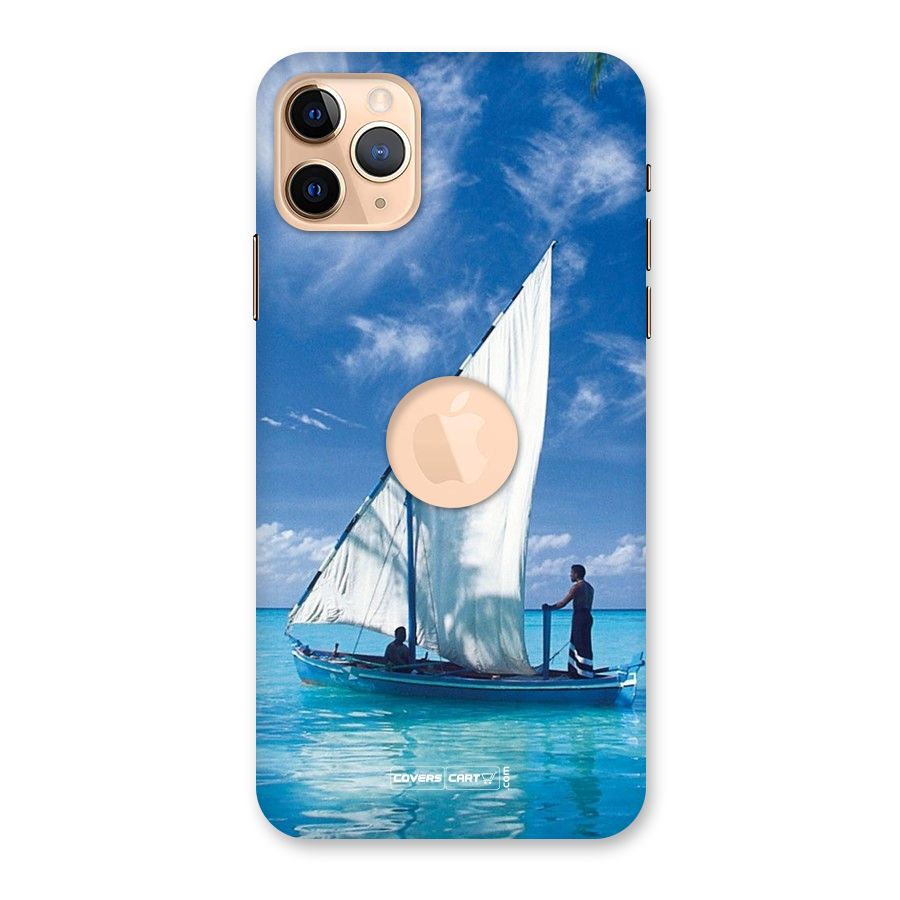 Travel Ship Back Case for iPhone 11 Pro Max Logo Cut